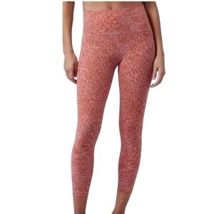Athleta Salutation Stash Pocket 7/8 Tight Leggings Women's 1X Plus Pink Coral